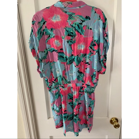 Free People Coffee Playsuit. Size Large - Picture 2 of 4